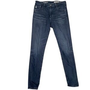 AG Adriano Goldschmied Farrah Jeans Womens 27R Indigo Skinny Ankle High Rise